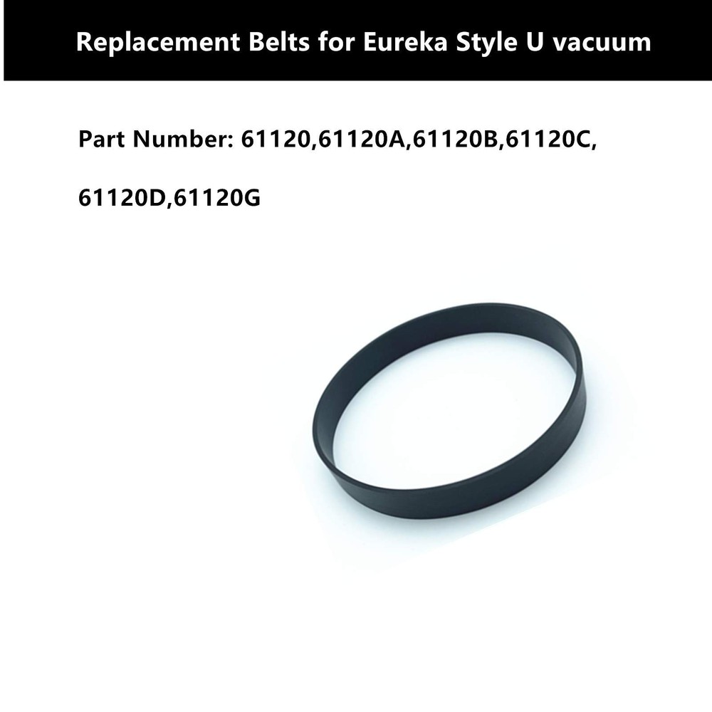 CPAI Replacement Belts for Eureka Style U Vacuum,Compatible with Models Black