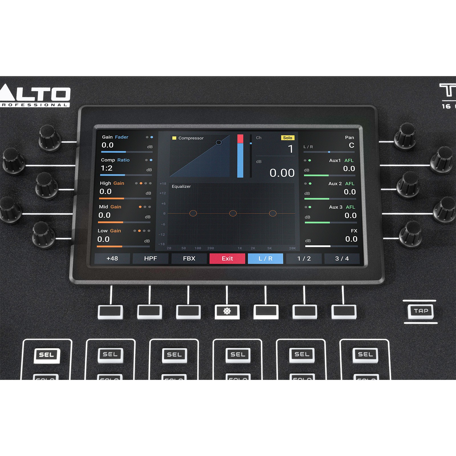 Alto Professional TMD16 16-Channel Digital Mixer with Bluetooth & USB