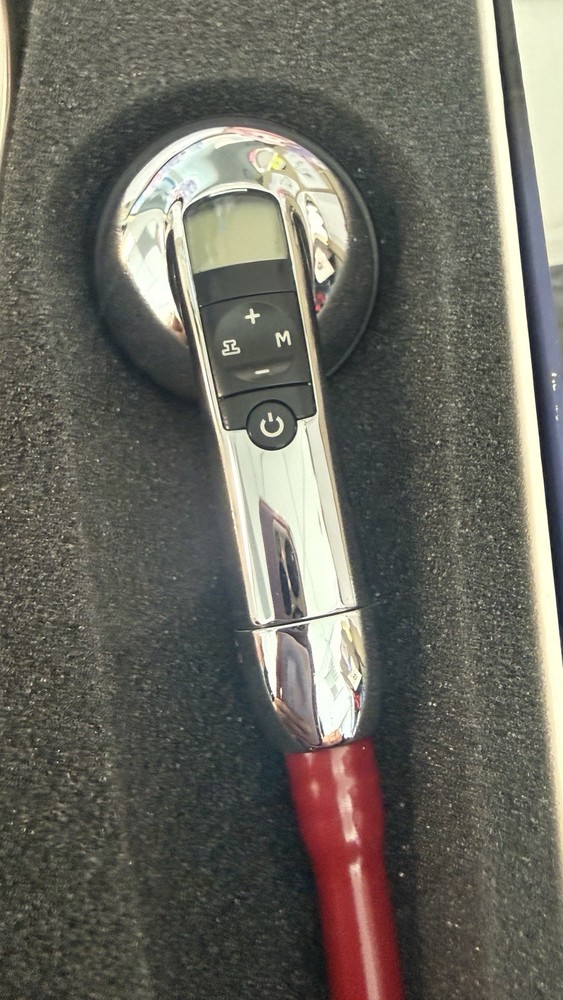 3M Littmann 3200 Electronic Stethoscope On-Board Recording, Bluetooth Maroon