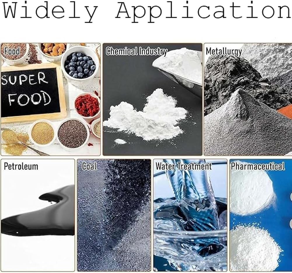 Commercial 19.6" Vibrating Sieve Machine 40&100 Mesh Electric Sifter Screening