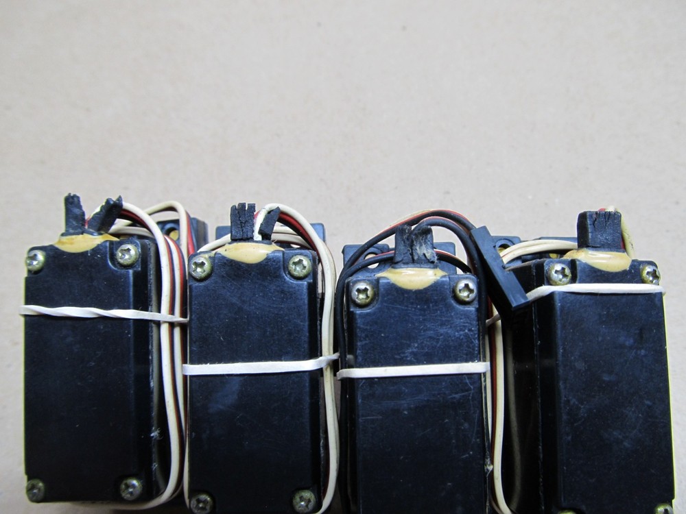 Four Futaba FP-S130 Servos