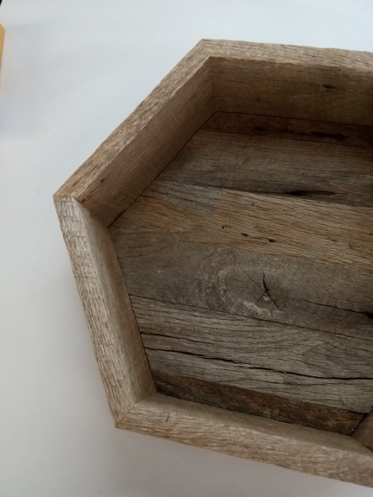 Handmade Barn Wood Tray Display