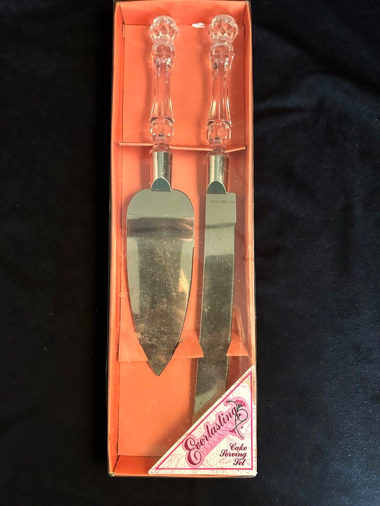 Everlasting Stainless Steel Wedding Cake Serving Set