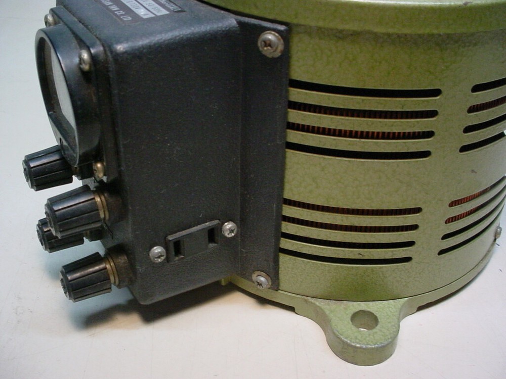 Variable transformer 0-130volt 10 amps with meter