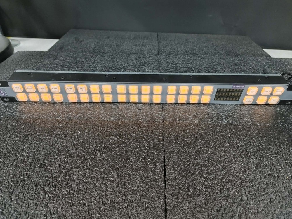Belden GV Miranda NVision NV9605 1RU Multimode Paging Shallow Control Panel