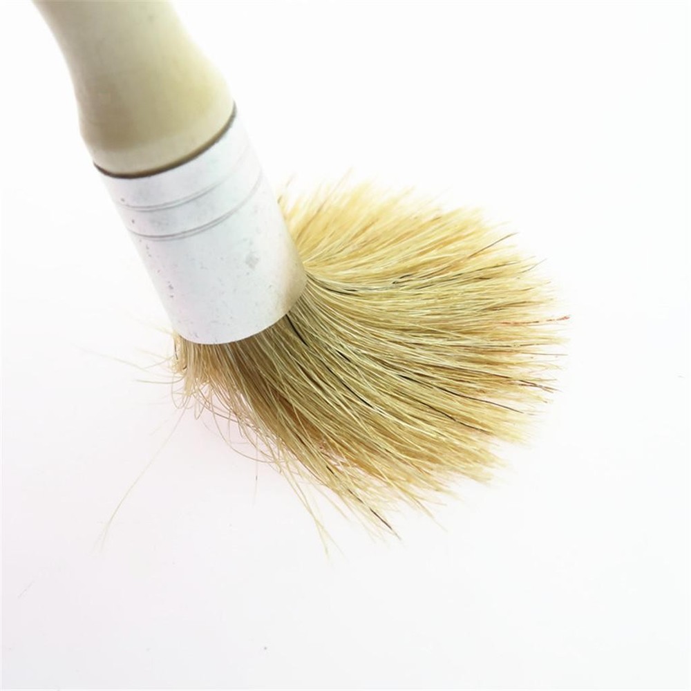 Practical Small Painting Brushes Round Wooden Handle