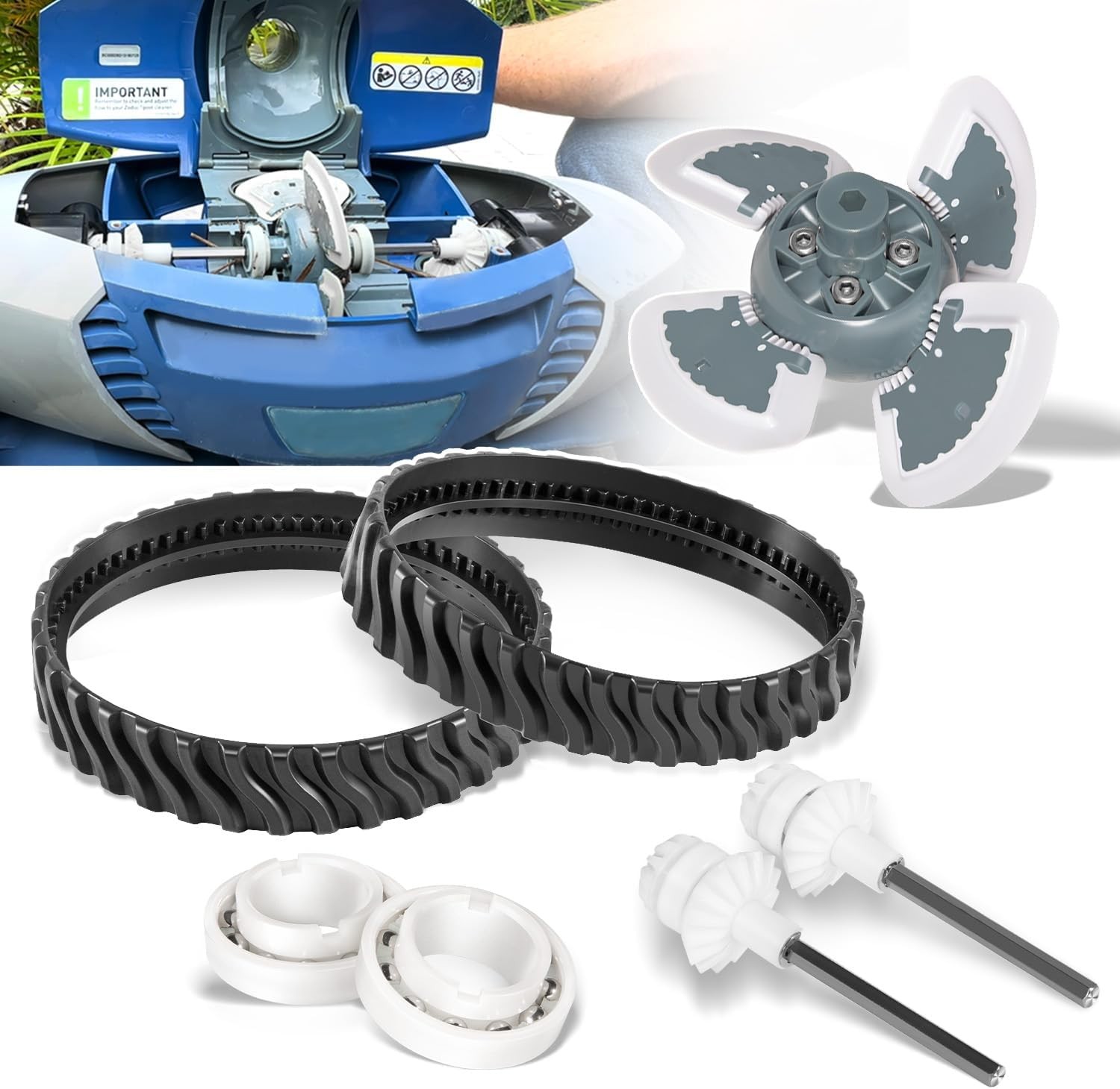 Replacement Parts Kit For Zodiac Baracuda MX8 MX6 Elite Pool Cleaner Tune Up Kit