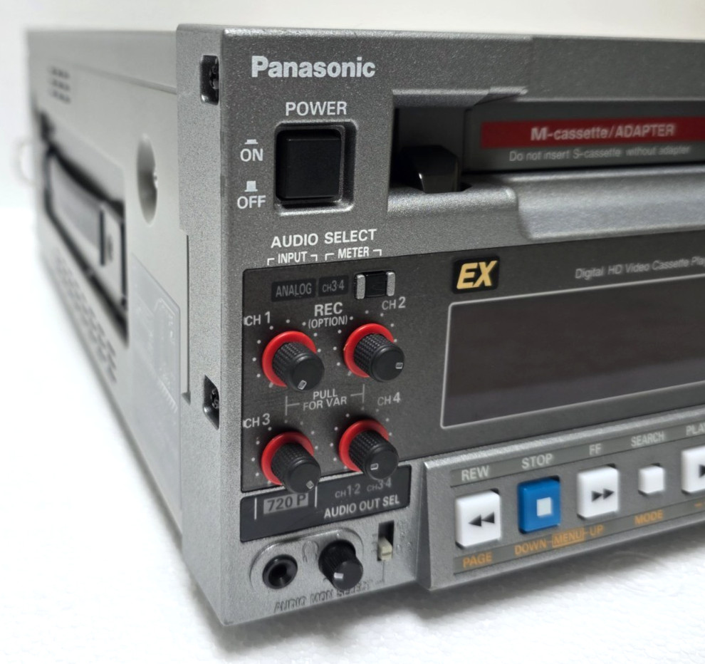 Panasonic AJ-HD1200A Compact DVCPRO Recorder Tested & Working