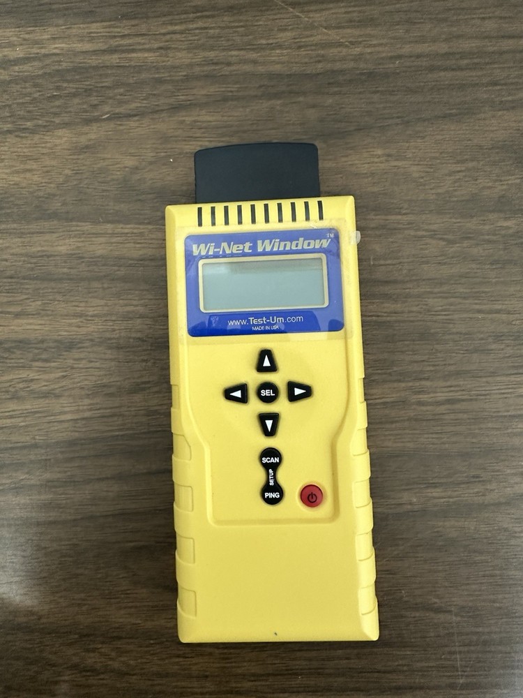 Wi-Net Window Wireless Network Analyzer Scanner Pinger Tester WP150 Test