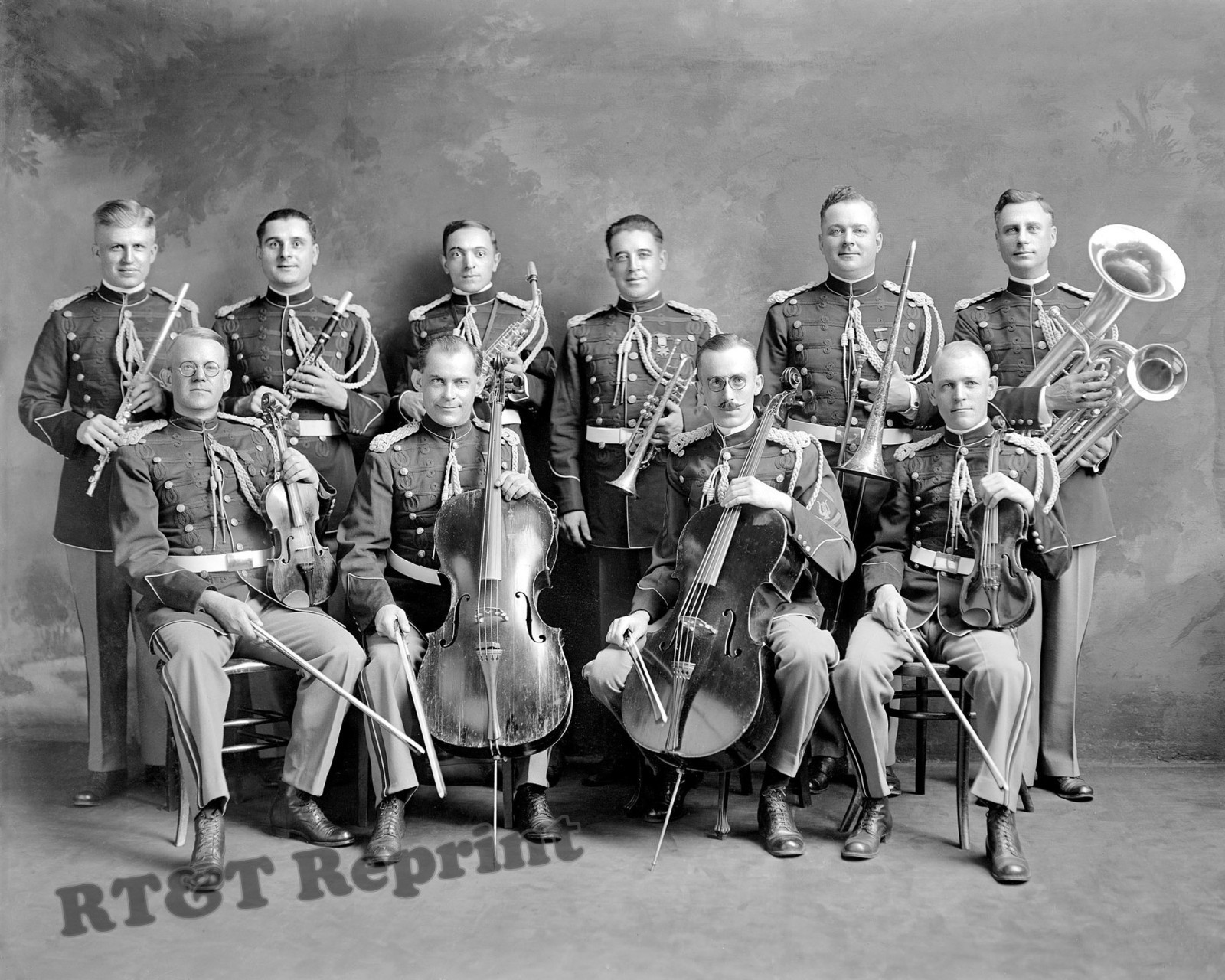 Photograph USMC  / Marine Corps Band  Washington DC  Year 1910 8x10