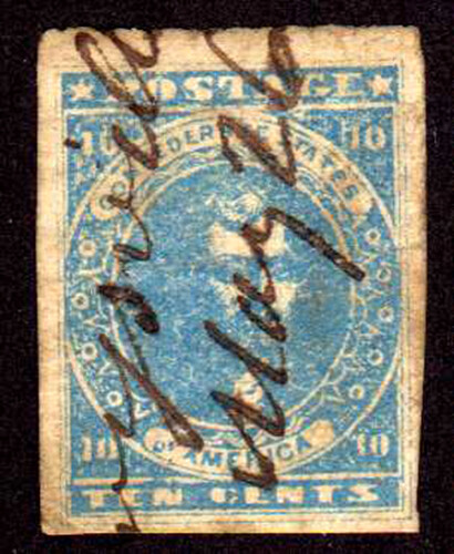 MALACK Confed #2b SUPERB, super color, crease, still nice w4340