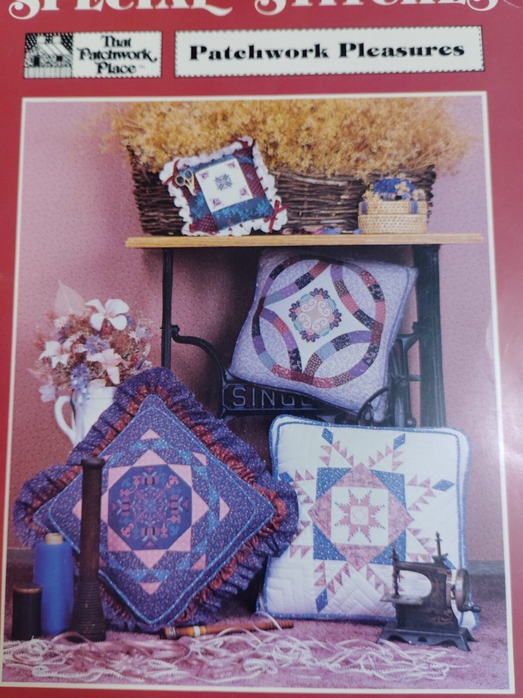 Cross Stitch Pattern Quilted Leaflet LSS5 Special Stitches Patchwork Place VTG