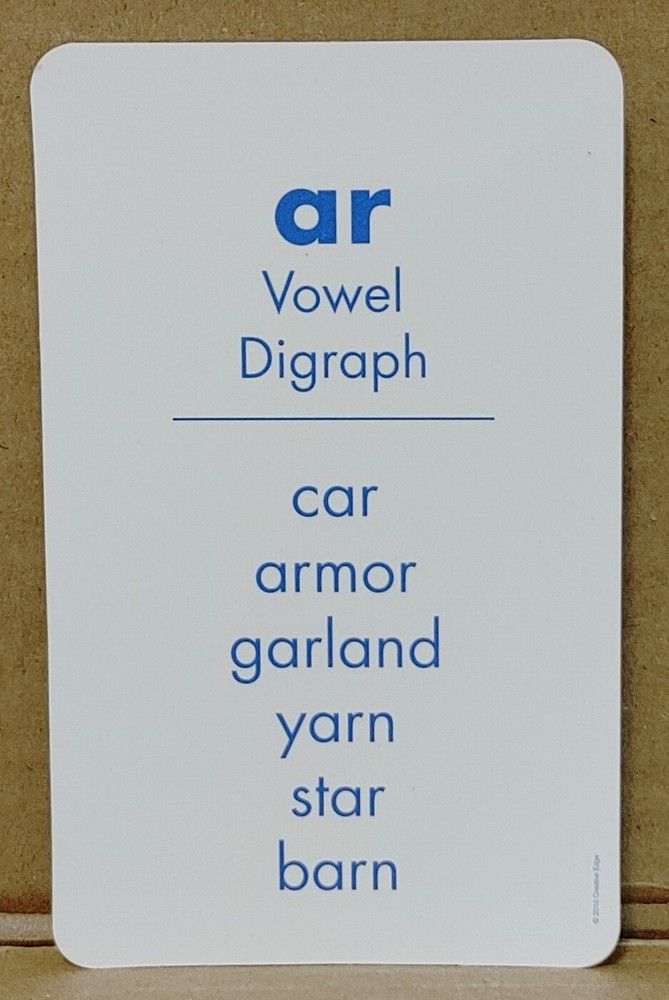 Phonics II Diagraphs & Blends Flash Cards