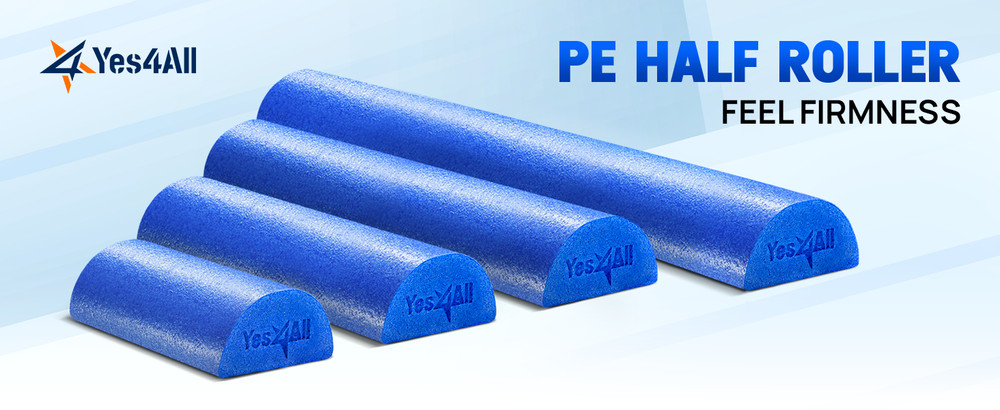 Medium Firm Half Fo Rollers for Post-Workout Relaxat,