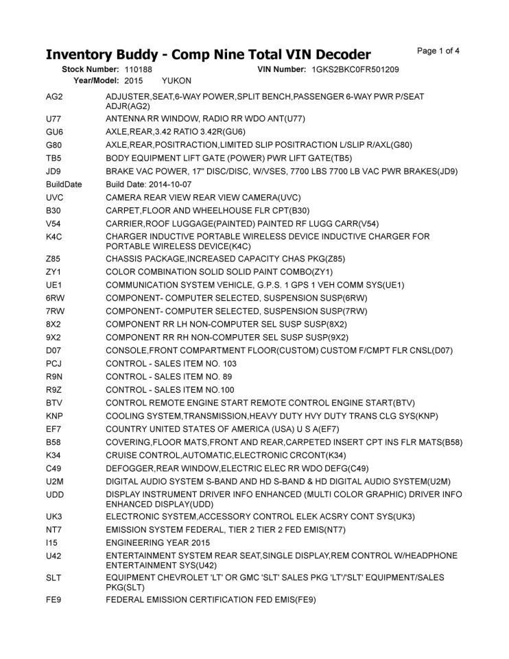 Windshield Mounted Camera Fits 15-16 SRX 10300327