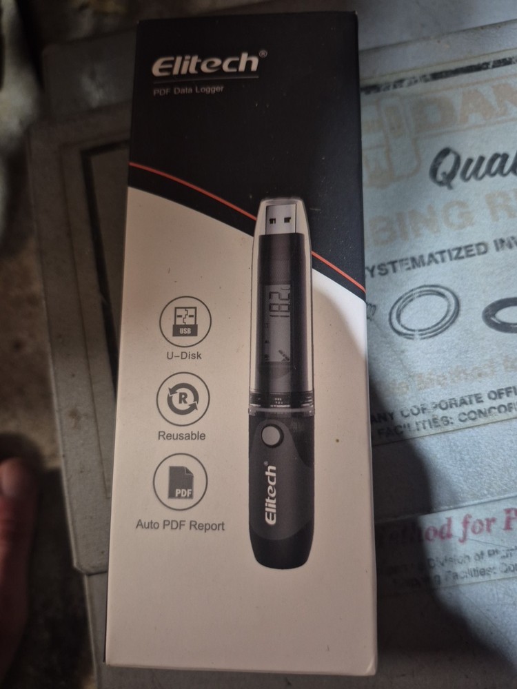 Elitech RC-5+ Temperature Data Logger PDF Reporter
