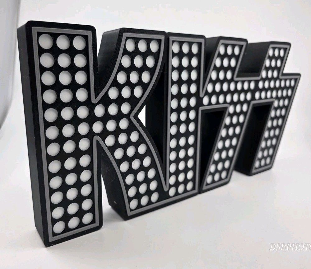 KISS 3D Lightbox | RGB LED lights and controller | LARGE LIGHTBOX