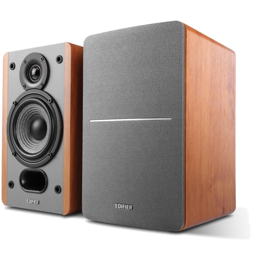 P12 Passive Bookshelf Speaker - 2-Way Wood Speakers Pair