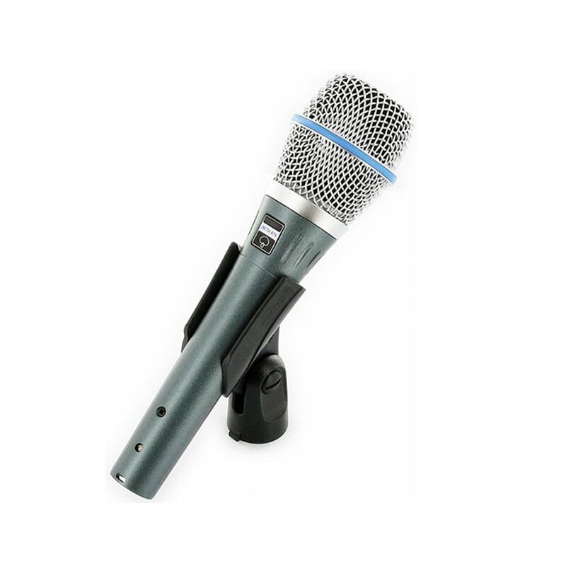 BETA87A Handheld Microphone Supercardiod Condenser Microphone Mic for Record