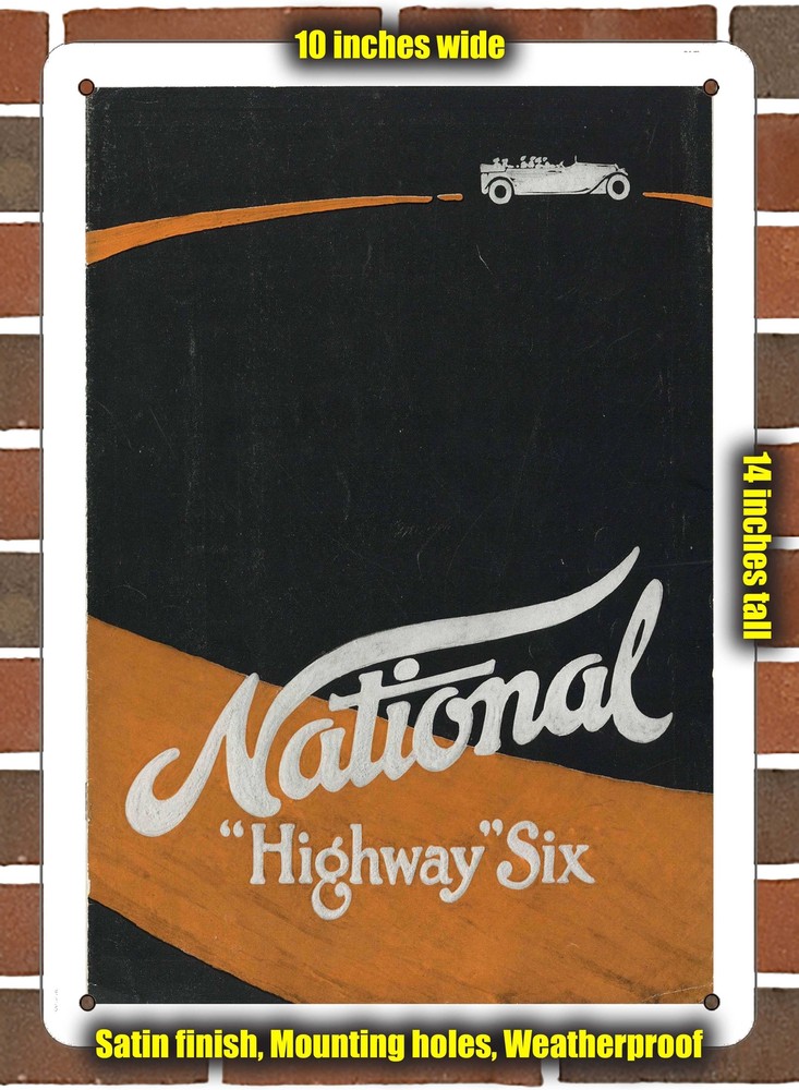 Metal Sign - 1915 National Highway Six V3
