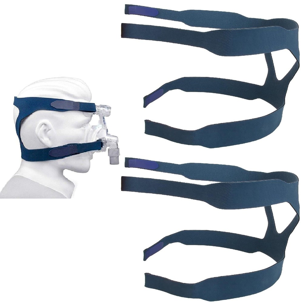 COONLINE 2 Packs Universal Headgear Full Mask Replace 2 pack, 2 Blue