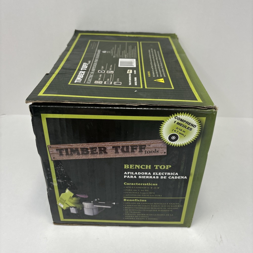 Timber Tuff Tools Bench Top Electric Chain Sharpener - NEW IN BOX