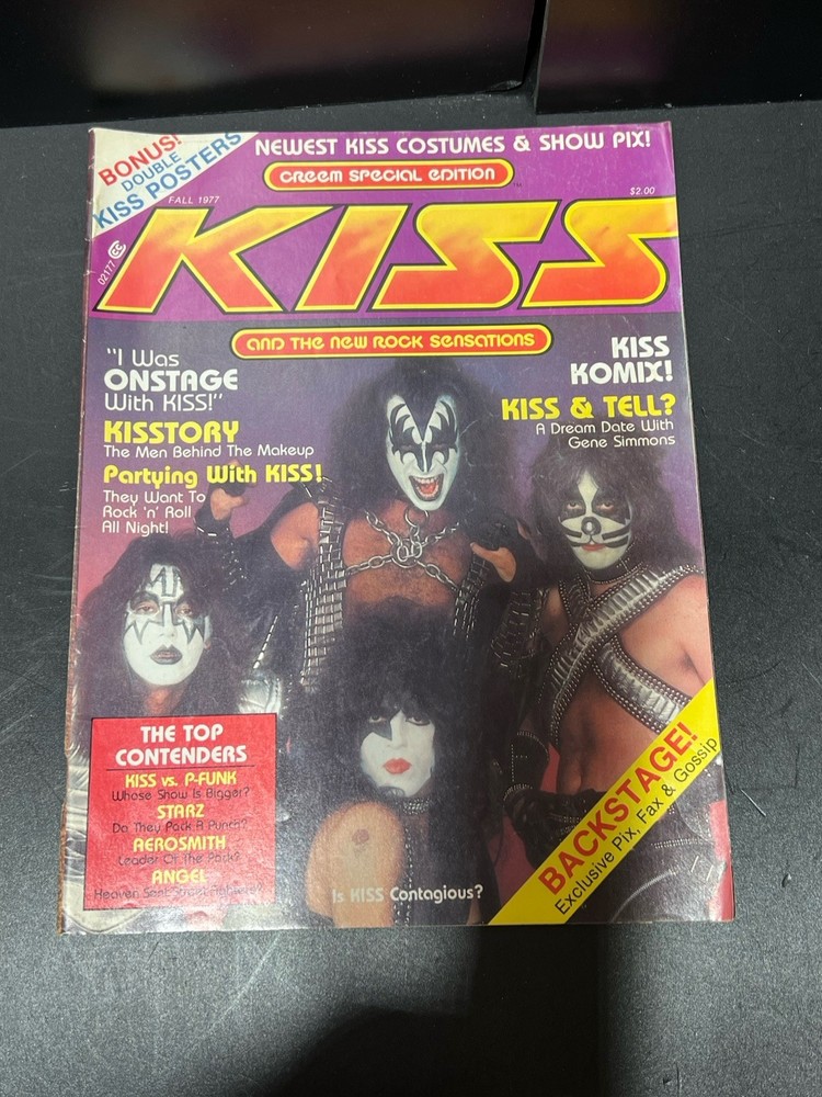 KISS CREEM SPECIAL EDITION Magazine 1977