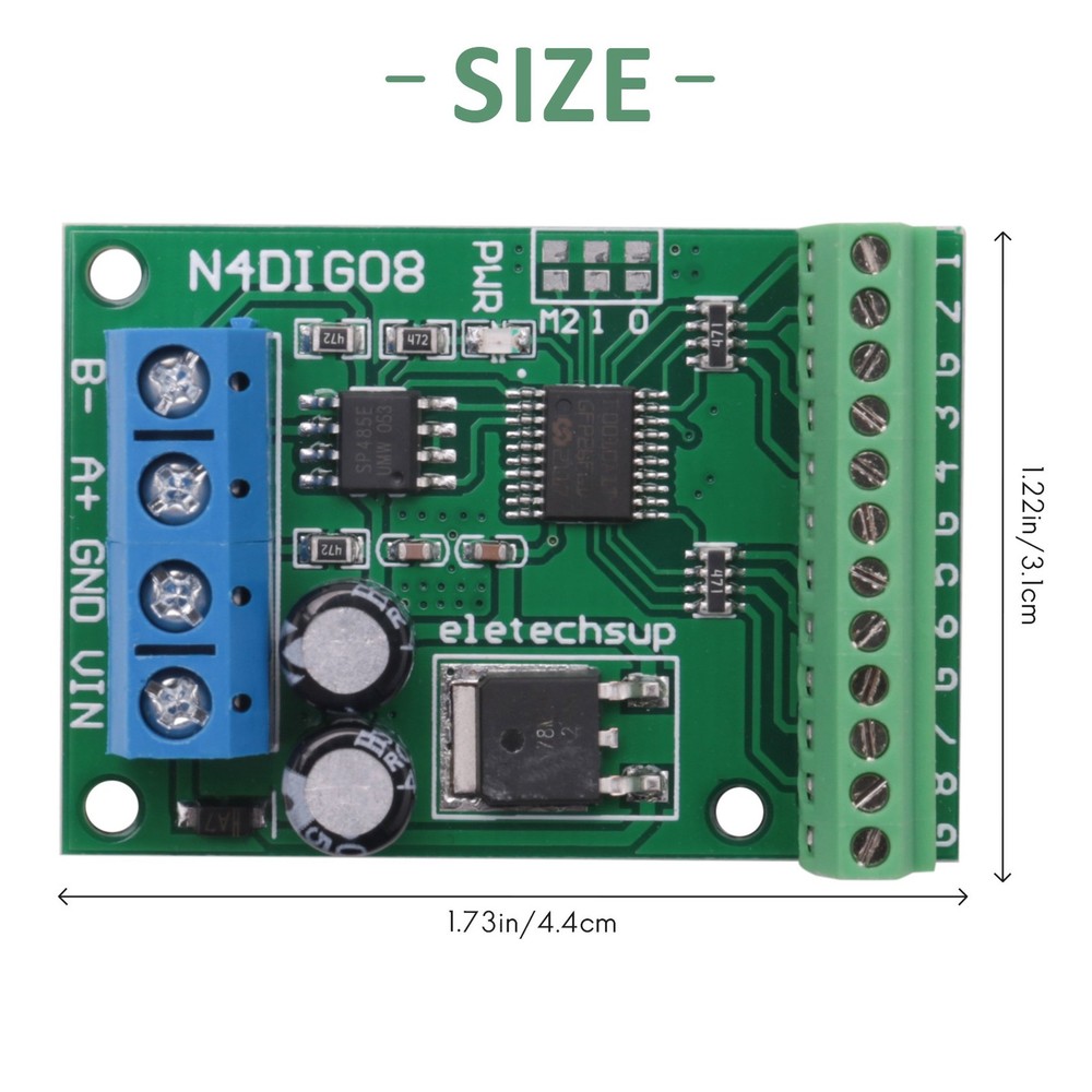 8Ch Input/Output Digital Ttl Lvttl Cmos Rs485 Io Control Module Modbus5066