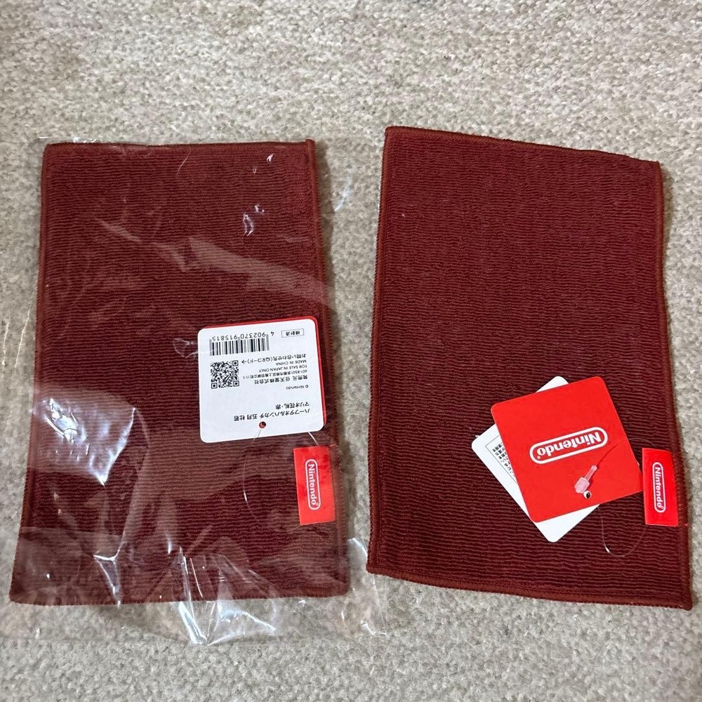 2 Mario Hanafuda half towel handkerchiefs