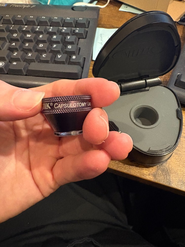 Volk Double aspheric Capsulotomy Lens with case