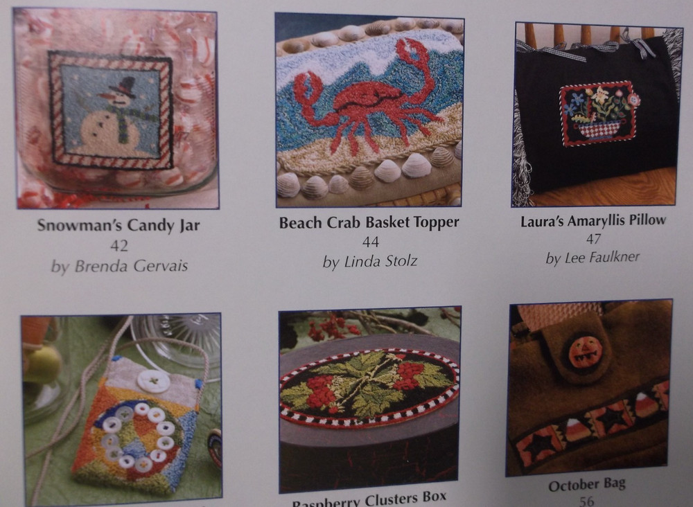 PASSION FOR PUNCHNEEDLE embroidery 16 project design pattern book 2006