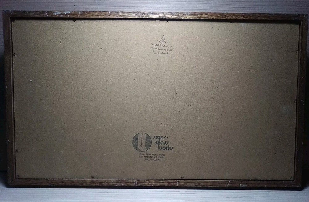 ~ Reverse Glass ~ Budweiser Sign Tray ~