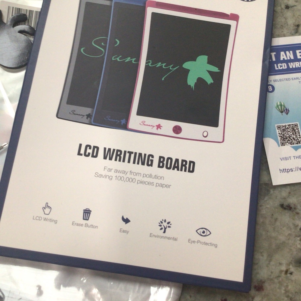 8.5” Electronic Digital LCD Writing Drawing Tablet Pad Graphics Board Notepad