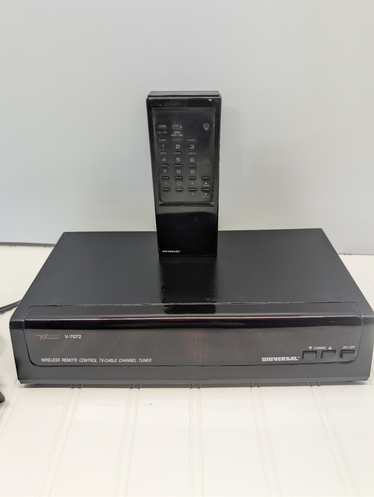 Universal V-7072 Wireless Remote Control TV-Cable Channel Tuner