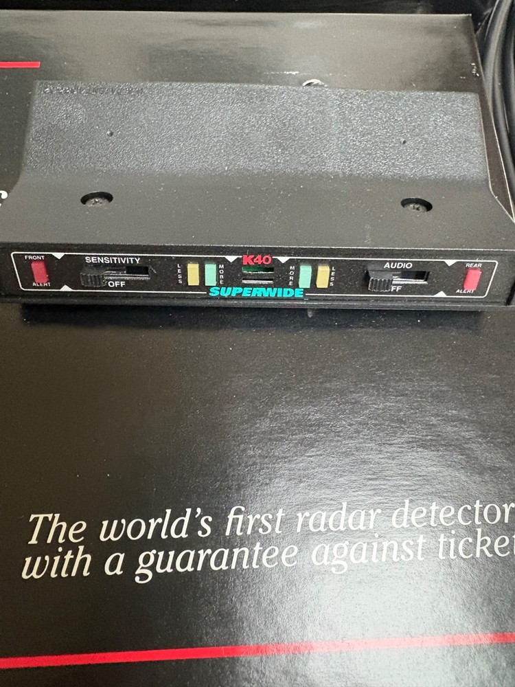K40 Electronics Undetectable Radar Detector UN3000SW NEW