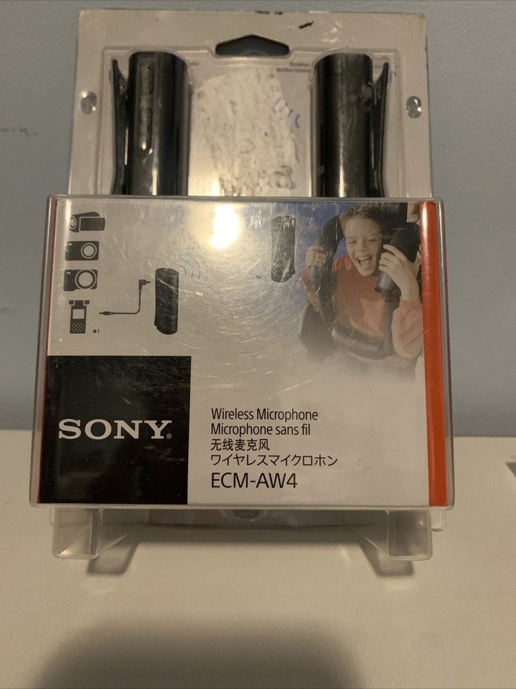 Sony ECM-AW4 Bluetooth Wireless Microphone System New