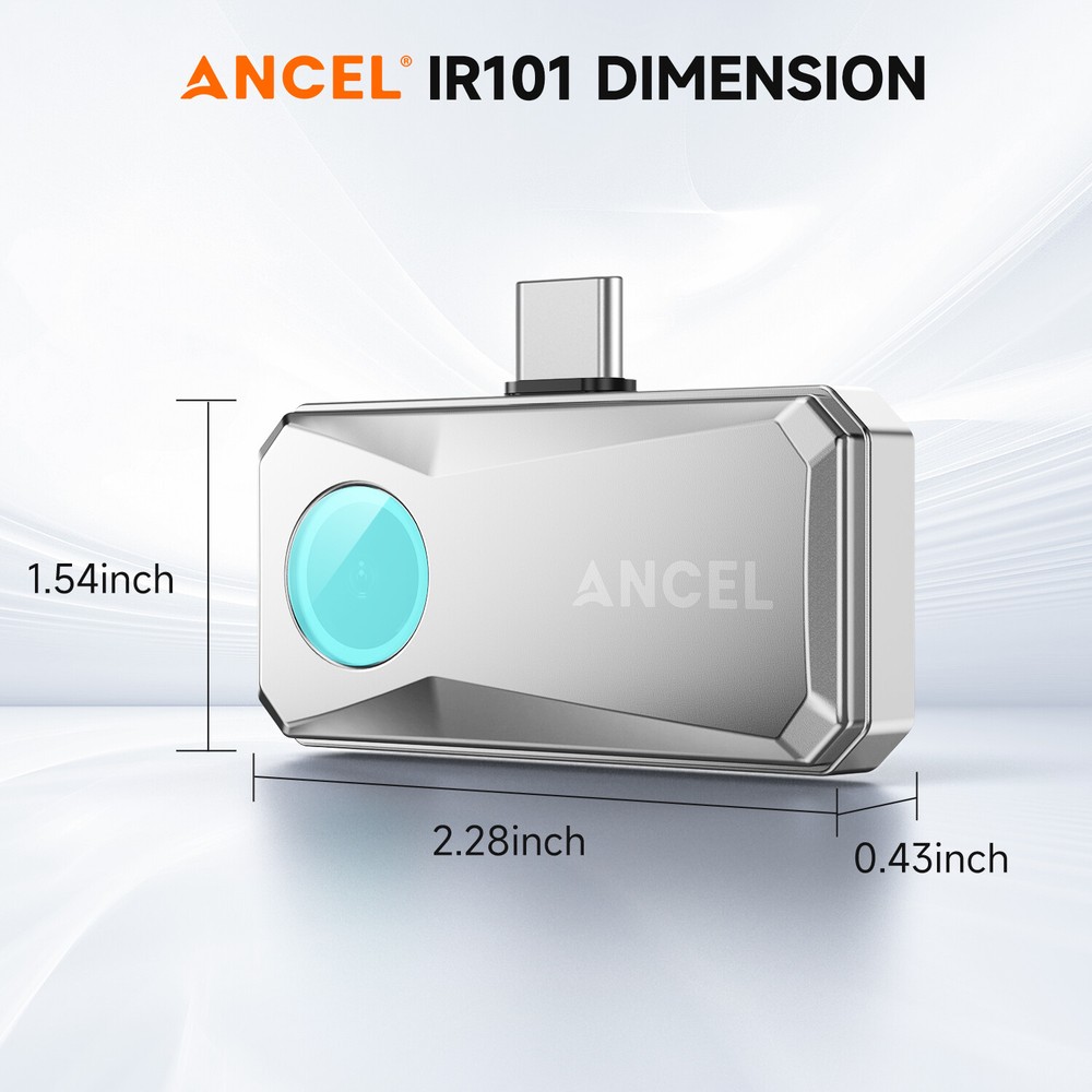 ANCEL IR101 Pro-Grade Thermal Camera Imaging for Android Phones USB Type C
