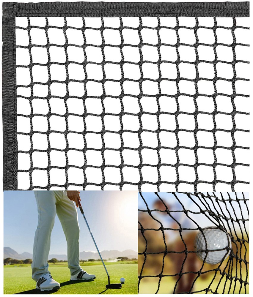 10Ft x 10Ft Strong Multi-Sport Practice Netting Golf Hitting Baseball Backstop