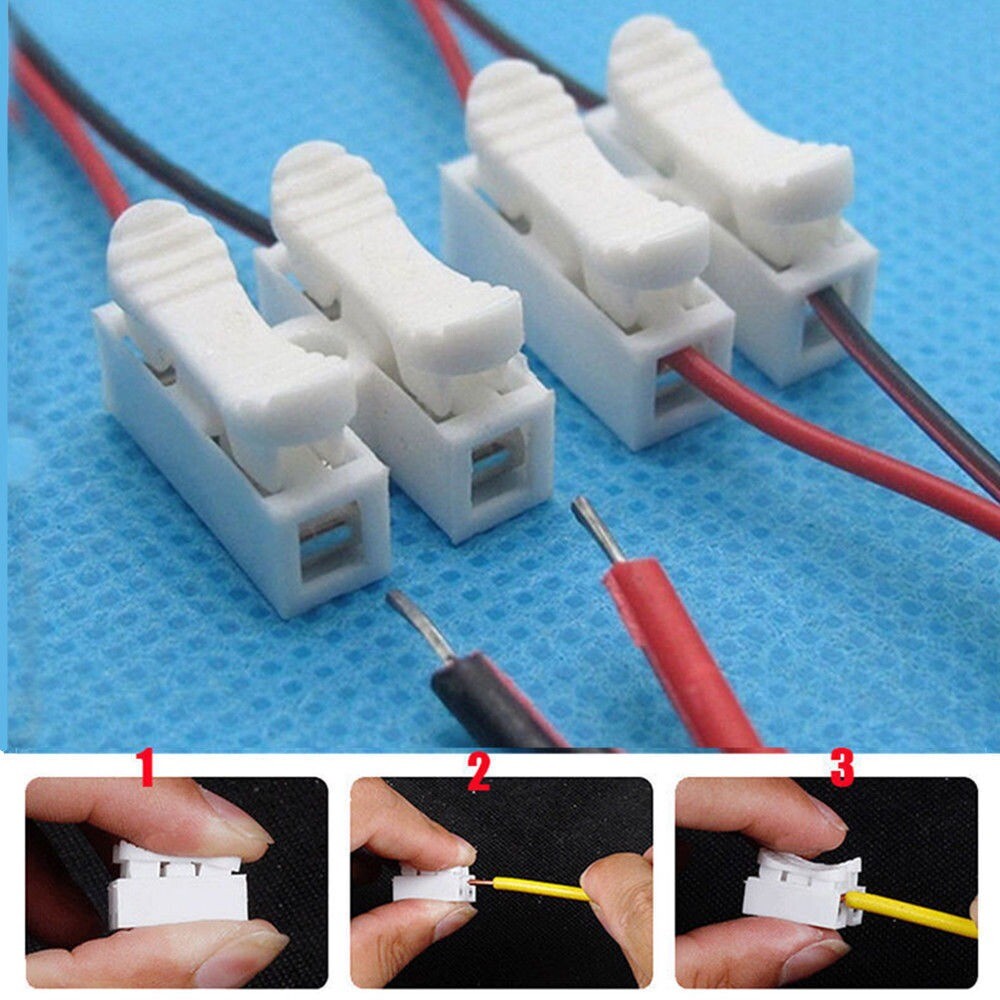 30/60/90/150PCS Quick Splice Lock Wire Connectors Electrical cable Terminal CH-2