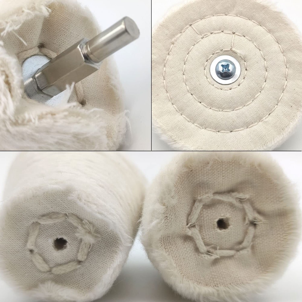 Ultimate 19-Piece Buffing Wheel Kit with Polishing Compond for Various Materials