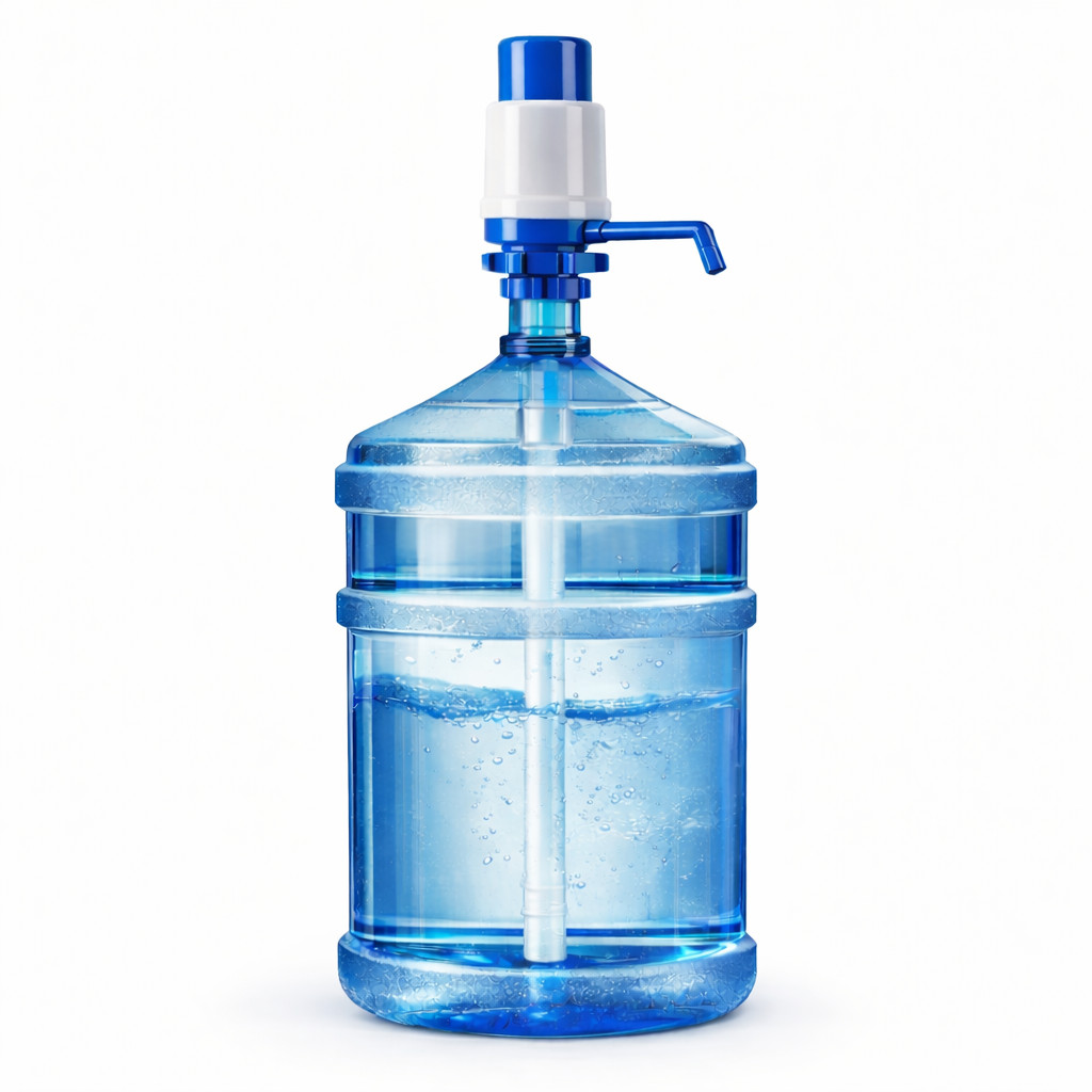 Manual Water Pump for 3–5 Gallon Bottles BPA-Free Hand Press Dispenser