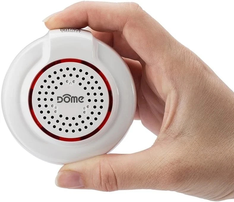 Dome Home Automation Wireless Z-Wave Battery-Powered Security White DMS01