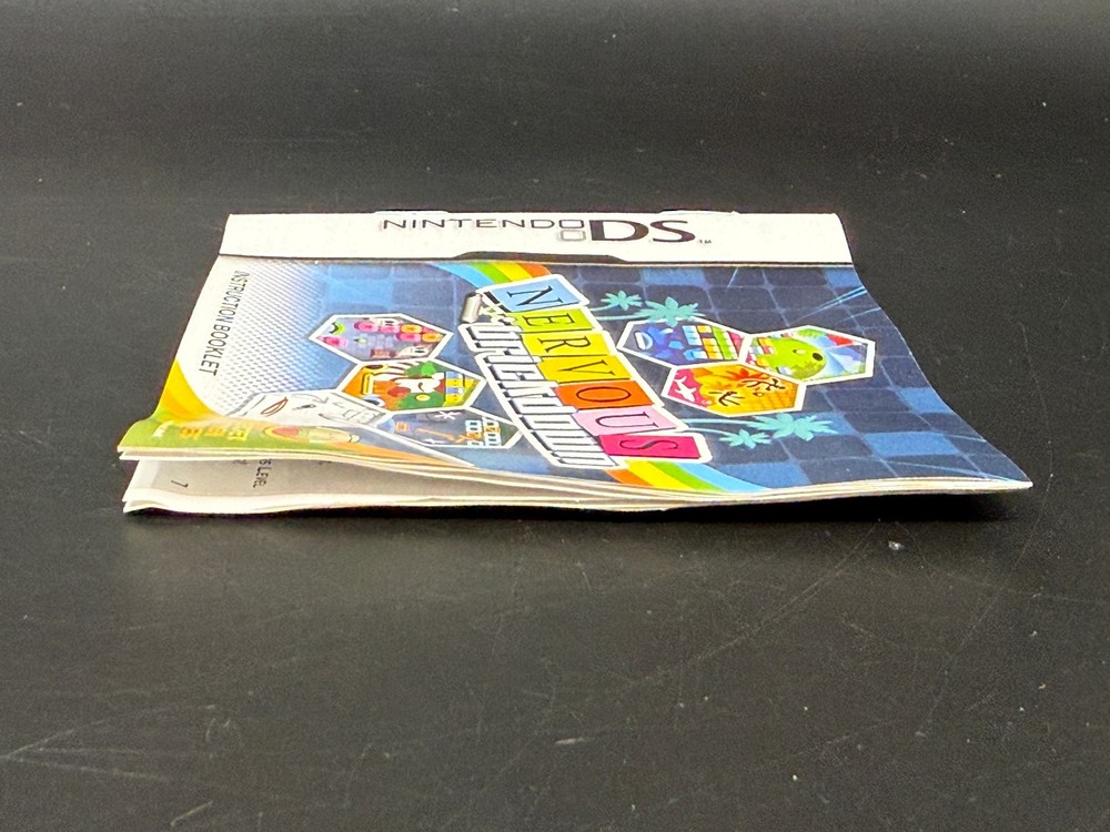Nervous Brickdown (Nintendo DS) *CASE & MANUAL ONLY - NO GAME*