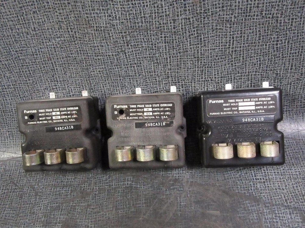FURNAS SOLID STATE OVERLOAD RELAY 948CA31B TRANE # 13280008