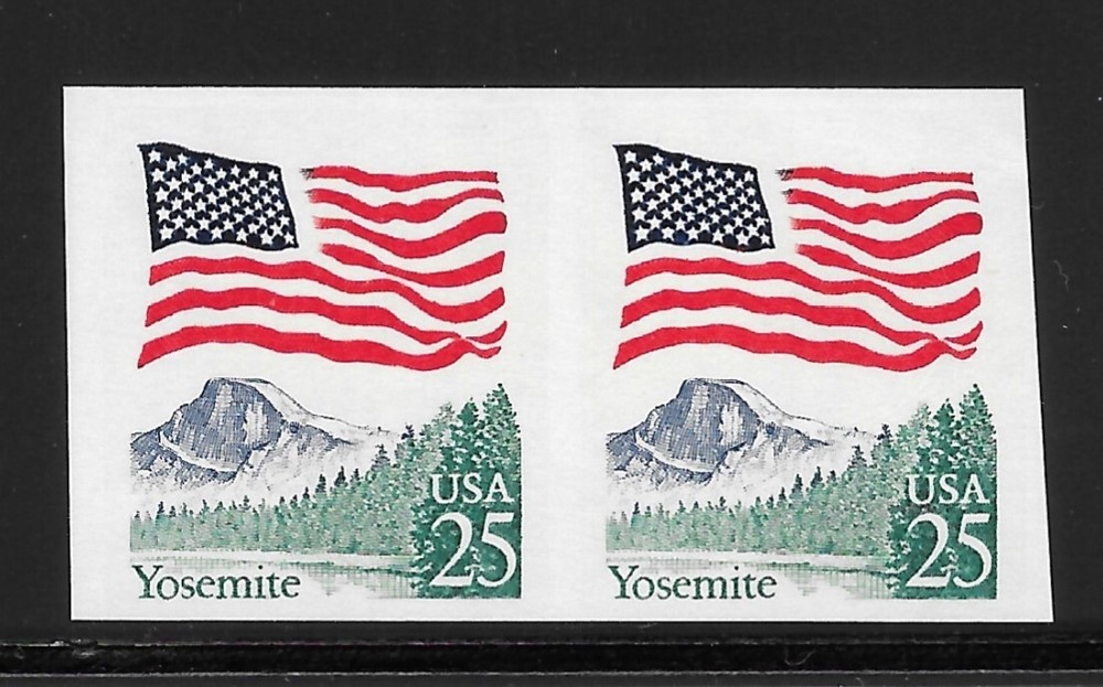 IMPERFORATE ERROR Coil Pair Scott #2280b--BLOCK Tagging