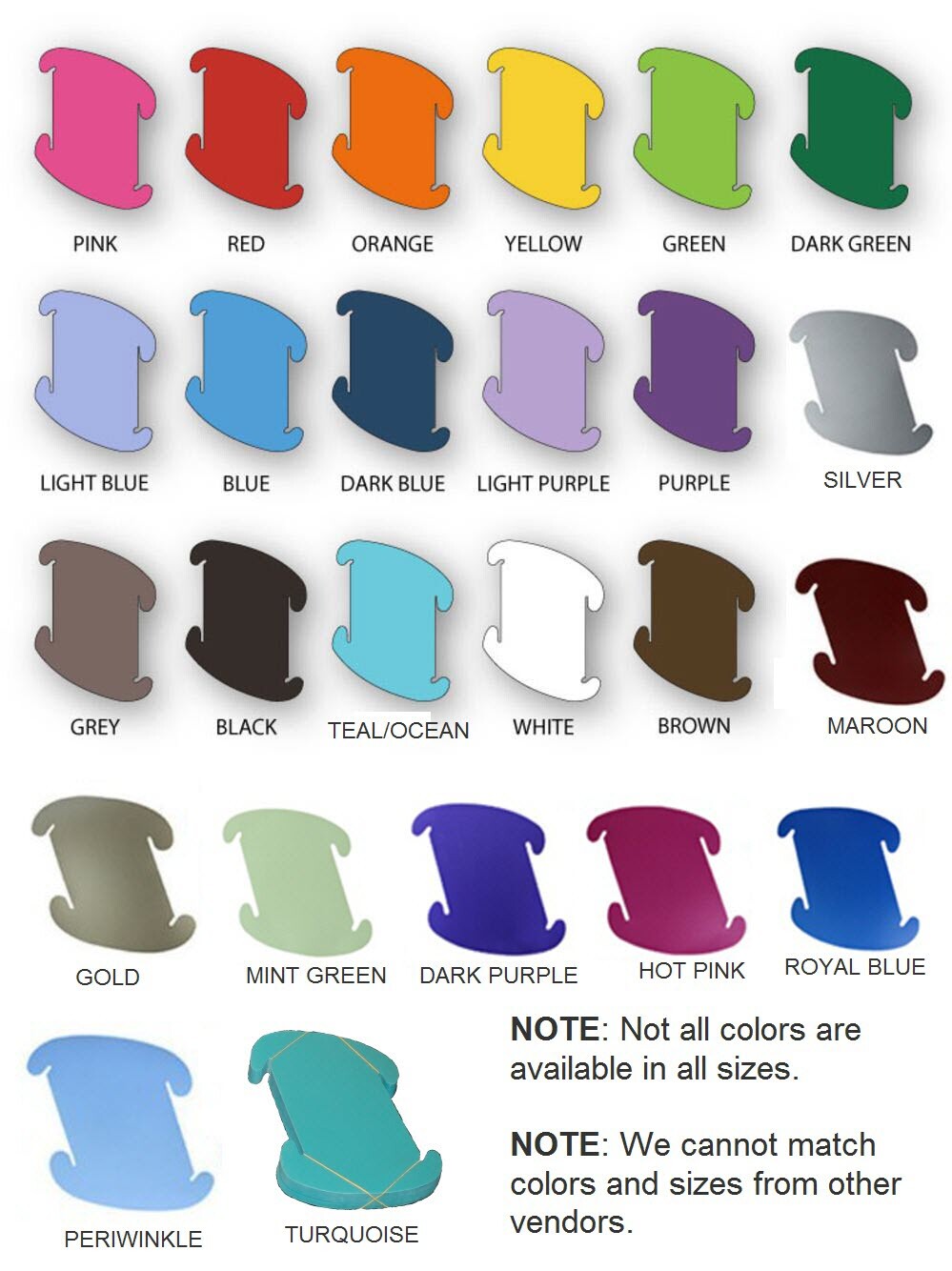 Puzzle Pieces in Small/Med/Large 10 PC SETS IQ Lights Jigsaw Lamp Infinity USA