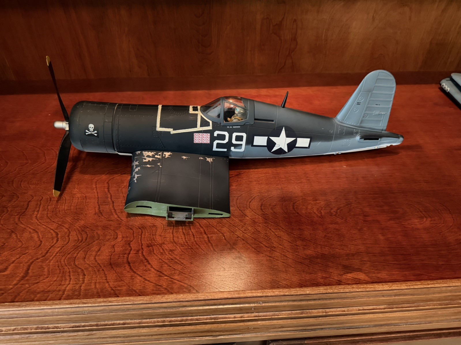 21st Century Toys XD F4Y-1D Corsair 1:18 Aircraft with Pilot Figure