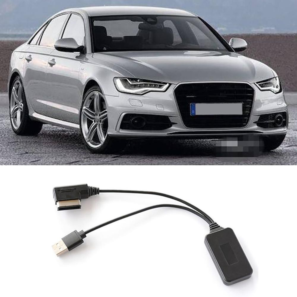 Bluetooth USB Audio Cable Adapter Wireless Module Radio For Audi A4 A5 A6 A8 Q7