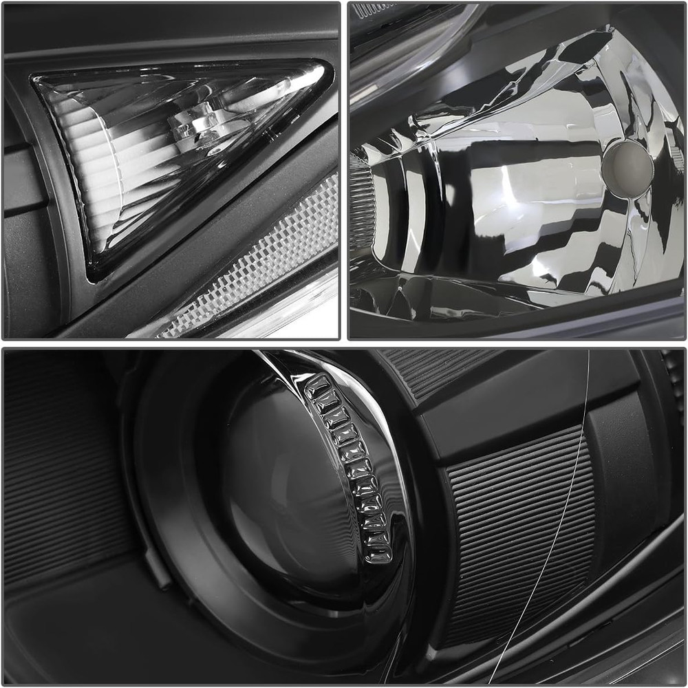 Projector Headlight Assembly Headlamps Replacement Compatible with 2014 2015 201
