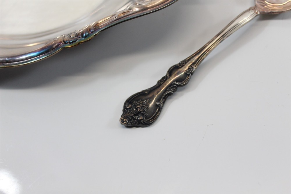 Vintage 2 PC Party Serving Set by International Silver Orleans Pattern